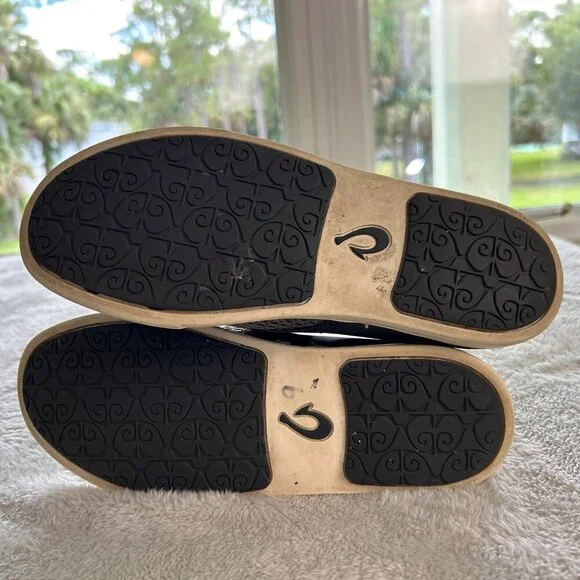 OluKai Pehuea Classic Lightweight Slip-on Sneaker Womens 7.5 Drop-In Heel - Picture 5 of 5